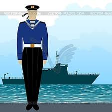Также еще со времен ссср существует разделение на зимнюю и летнюю формы. Voennaya Forma Moryaka Voenno Morskogo Flota Vektornoe Izobrazhenie Eps