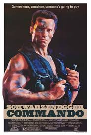 Commando Movie Poster 27 X 40 Arnold Schwarzenegger A Licensed Schwarzenegger Movies Movie Posters Film Movie