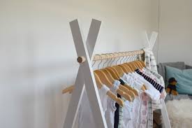 It is looking so unique and from where i am sitting; Diy Kids Teepee Clothing Rack Affordable And Stylish Wardrobe Solution