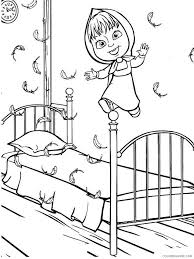 Masha and the bear coloring pages for kids. Masha And The Bear Coloring Pages Tv Film Mascha And Bear 24 Printable 2020 04880 Coloring4free Coloring4free Com