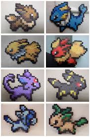 Pokemon Perler Beads Eeveelutions By Heatbish Deviantart Com On Deviantart Pokemon Bead Pokemon Perler Beads Hama Beads Design