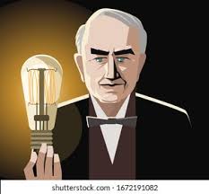 Thomas Edison Invented Light Bulb: Over 70 Royalty-Free Licensable Stock  Illustrations & Drawings