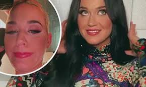 Netizens loved her new look and are amazed at her black hair transformation. Katy Perry Admits Her Black Hair Is Fake After Appearing On Jimmy Kimmel Live Daily Mail Online
