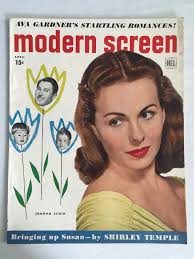 Modern Screen 1950 April Jeanne Crain Shirley Temple Ava Gardner Rita  Hayworth