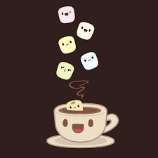 Concept design of couple hands, that clinks with coffee cups. Hot Chocolate And Marshmallows By Mpaolillo Deviantart Com On Deviantart Hot Chocolate Marshmallows Hot Chocolate Marshmallow