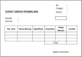 Contoh surat order pembelian barang. Biaya Bahan Baku Adalah Jenis Metode Pencatatan