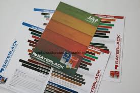Hot Item Spot Uv Full Colour Offset Printing Wood Color Chart