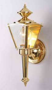 1 Light Polished Brass Outdoor Wall Sconce V9510 2 Lighting Depot