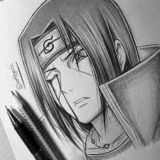 Itachi Uchiha Naruto Sketch Naruto Drawings Itachi Uchiha Art