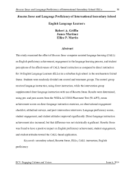 Pdf Effect Of Rosetta Stone On English Language Proficiency