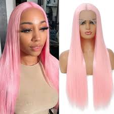Hot perruque femme rose
