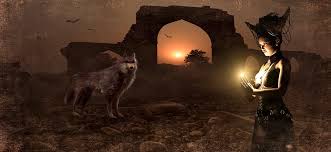 The full wolf moon is a stark reminder that winter is here to stay for a while. Fantasy Archway Wolf 100 Free Photo On Mavl
