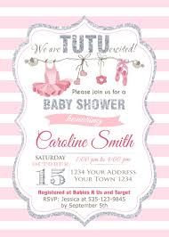 Tutú De La Invitaciones De La Ducha De Bebé. Las Niñas Bebé | Baby Girl  Shower Themes, Baby Shower Invites For Girl, Baby Shower Invitations