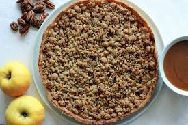 Tarte Aux Pommes Noix De Pecan Au Thermomix Et Caramel Au Beurre Sale Recette Tarte Aux Pommes Thermomix Recette Recette