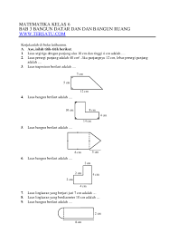 Pdf Matematika Kelas 6 Bab 3 Bangun Datar Dan Bangun Ruang 1 Andi Andara Academia Edu Matematika Buku Lebaran