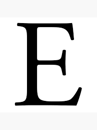 Vitamin e is a compound that plays many important roles in your body and provides multiple health benefits. E Alphabet Buchstabe Eee Emily Eric Echo Einfach A Bis Z 5 Buchstabe Des Alphabets Initiale Name Buchstaben Tag Spitzname Grusskarte Von Tomsredbubble Redbubble