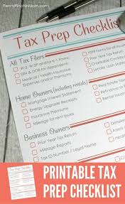 Free Tax Prep Checklist Tax Prep Tax Prep Checklist Tax Help