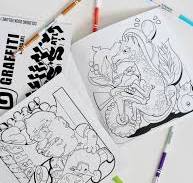 Coloring Book Volume 1 — ART Lessons And Classes Graffiti-Class .atl