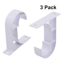 Maybe you would like to learn more about one of these? 3 Pack Home Window Drapery Curtain Rod Holder Hanging Hook Ceiling Bracket White 2pcs Pack Walmart Com Walmart Com