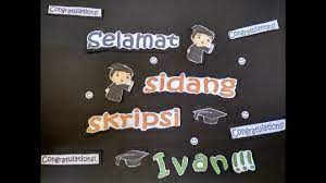 Ucapan selamat idul fitri untuk orang tua. Selamat Sidang Skripsi Stop Motion Youtube