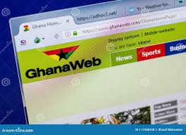 Ryazan, Russia - May 20, 2018: Homepage of GhanaWeb Website on the Display  of PC, Url - GhanaWeb.com. Editorial Stock Photo - Image of website, page:  117438348