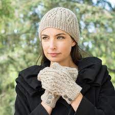 Beautiful celtic cable knitting pattern, intricate and stunning! Free Knitting Pattern For A Celtic Cable Rib Beanie Mittens Knitting Bee
