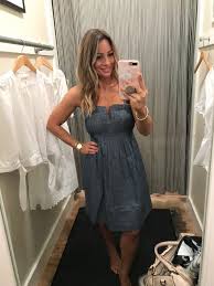 Dressing Room Try On Fit Review Honey We Re Home Denim Sundress Fashion Dressing