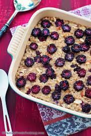 Blackberry Barley Breakfast Bake Marla Meridith Recipe Barley Breakfast Baked Breakfast Recipes Breakfast Bake