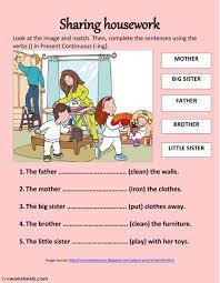 The Family Interactive And Downloadable Worksheet You Can Do The Exercises Online Or D English Lessons For Kids English Grammar For Kids Picture Comprehension