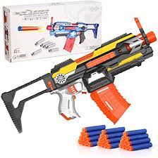 Amazon Com Xtoyz Pistola De Juguete Automatica Para Dardos Nerf Juguete Motorizado Con 30 Dardos De Espuma Juguete De Disparo Para Ninos De 5 A 15 Anos Regalos Para Navidad Juguetes Y Juegos