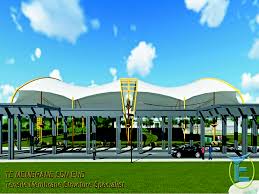 Definition of tensioned fabric structure. Tensile Membrane Structure Tensile Fabric Structure Tensile Membrane Structure Tension Membrane Structure Membrane Structure Fabric Structure