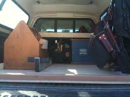 The solution is to build a bed with drawers in your truck so that there's a place for all your travel necessities and a place to sleep. Truck Bed Slide Contractor Talk Professional Construction And Remodeling Forum
