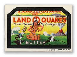 According to trader legend, the product parodies actually outsold topps' popular baseball cards during the early 1970s. Wacky Packages Topps 4th Series Land O Quakes Wacky Bubble Gum Cards Funny Ads