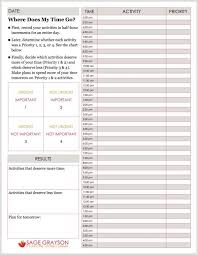 Freebie Week Where Does My Time Go And Reason 4 Sage Grayson Life Editor Time Management Worksheet Time Management Tips Time Management