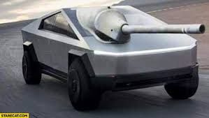 29,000+ vectors, stock photos & psd files. Tesla Cybertruck Tank With Cannon Photoshopped Starecat Com