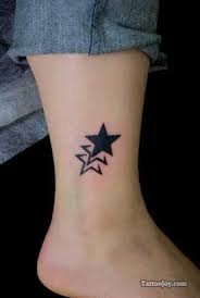 Black Stars Ankle Tattoo Star Tattoos Neck Tattoos Women Henna Tattoo Hand