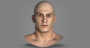 3D Pbr Real Mike Human Head