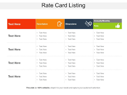 You can make your own basic greeting cards using any desktop publishing or graphics software. Rate Card Listing Powerpoint Presentation Templates Ppt Template Themes Powerpoint Presentation Portfolio