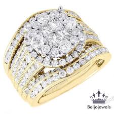 Instead of looking for the perfect match, he can get two pieces that will complement each other and fit together perfectly. Pin On 3 Piece Bridal Engagement Ring Set