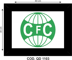 Um guerreiro verde no meio do escudo e. Escudo Coritiba Qd 1103 Pas Impressao