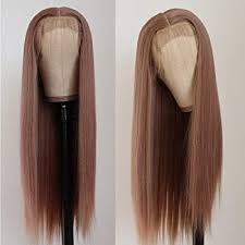 Missyvan 13x6 Light Brown Lace Front Wig Straight Hair Flaxen Color 22 Long Hair Wigs Glueless Heat Resistant Fiber Hair Synthetic Lace Front Wigs For Fashion Women Natural Hair Line Buy