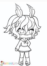 Create your own characters ★ dress up your characters with the latest anime fashion! Gacha Life Coloring Pages Unique Collection Print For Free
