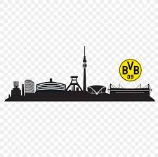 The image is png format and has been processed into transparent background by ps tool. Westfalenstadion Borussia Dortmund Bvb Fanshop Skyline Wall Decal Png 1600x1600px Westfalenstadion Black And White Borussia Dortmund