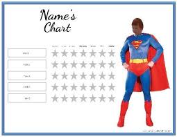 Superman Printable Reward Chart Ideas Printable Reward