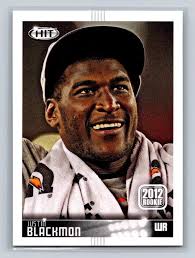 2012 Sage Hit JUSTIN BLACKMON RC #146 JACKSONVILLE JAGUARS OKLAHOMA STATE 🏈