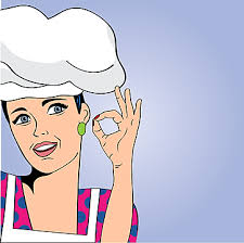 Cute Female Chef Clipart Transparent PNG Hd, Female Chef Cooking Pop Art,  Cook, Cooking, Pop Art PNG Image For Free Download