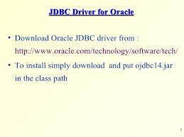 Use this engine to looking through the maven repository. Jdbc Java Database Connectivity