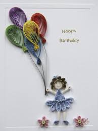 Glue the paper coils onto the greeting card in a desired pattern. Easy Paper Quilling Birthday Cards Novocom Top