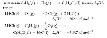 C2h2 → c2h5oh → c2h4 → ch3cooh → (ch3co)2o → ch3cooh. Solved For The Reaction C2h4 G Cl2 G C2h4cl2 1 Dete Chegg Com