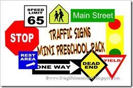 Traffic Signs Free Preschool Pack Traffic Signs Free Preschool Community Signs
